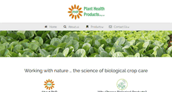Desktop Screenshot of plant-health.co.za