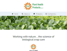 Tablet Screenshot of plant-health.co.za